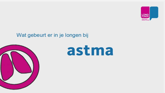 Wat gebeurd er bij astma in je longen